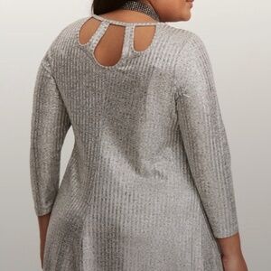 Torrid silver dress